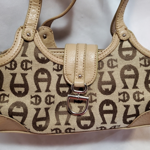 Vintage Etienne Aigner Small Handbag Satchel Purse - Picture 9 of 13